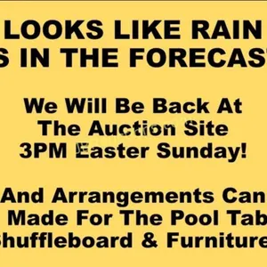 RAIN IN THE FORCAST - ADDITIONAL PICKUP!