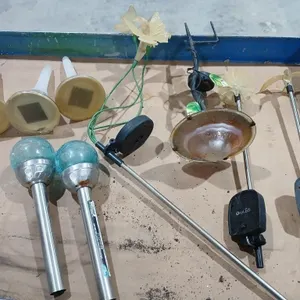 Bundle with 9 assorted outdoor solar lights