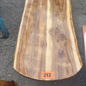 TS - Coffee Table Live Edge with Epoxy Oak table top *New* 59" long x 20" wide x 17" high