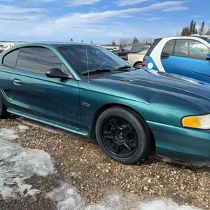 1998 Ford Mustang GT Car, 4.6L, 2WD, 319,390km, M.Green, *VIN1FAFP42X3WF112410 (P10-R2-S2029)