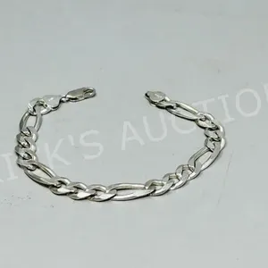 sterling Figaro Italian made bracelet