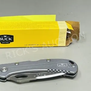 NEW Buck grey spitfire folding knife - USA