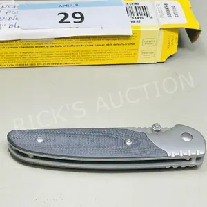 NEW Buck Glacier drop point liner lock knife