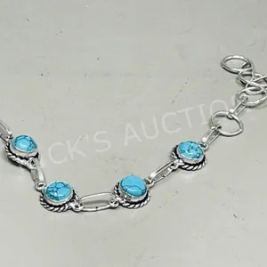 Turquoise & silver bracelet