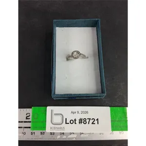 Silver Ring w/Stones- Size 7, CANNOT AUTHENTICATE