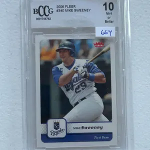 Mike Sweeney - Baseball Card - Graded Mint or Better