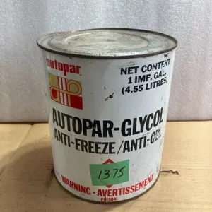 Old Autopar Antifreeze Can (full)