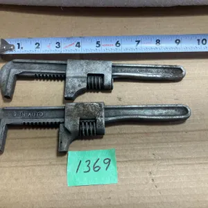 2 Antique 9" Wrenches