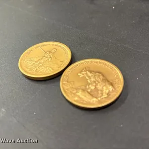 (2) commemorative National Park coins