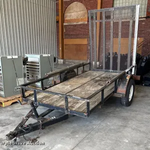 Shop built utility trailer