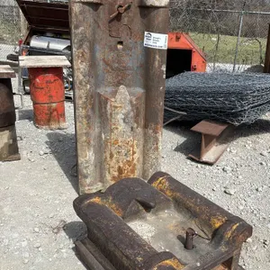 (2) crane pile drivers
