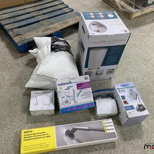 Towel Warmer, Waterpik Water Flosser, Therapy Lamp, Blood Pressure Monitor, Steam Iron, Spinner Scrubber & Pillows
 UNRESERVED
