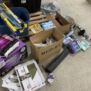 Under Cabinet Lighting, Feminine Pads, Personal Care Products, First Aid Supplies, Blood Pressure Monitor, Exerciser, Vacuum Hose & More
 UNRESERVED