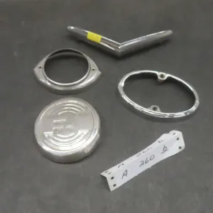 1952 Ford Truck F1 Hood Trim, Chrome Speedometer Gauge Cover, Trim, Tail Light Bezel – 1933–36 Chev