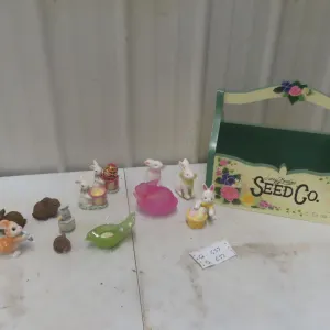 Seed  CO. Garden Box With Handle, Ornament, Candle, and More