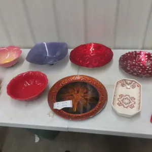 Trays and Centerpiece Bowls