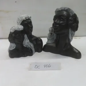 Black Coral Statues – Qty 2 – Tallest 8" – Made in Hawaii