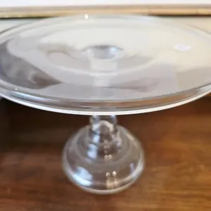Pedestal Glass Cake Plate