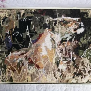 Needlepoint Lion