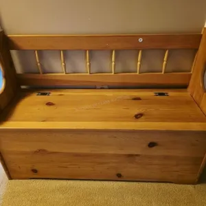 Knotty Pine Bench