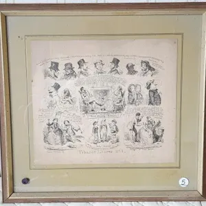 "Tobacco Leaves" No 1 Lithograph