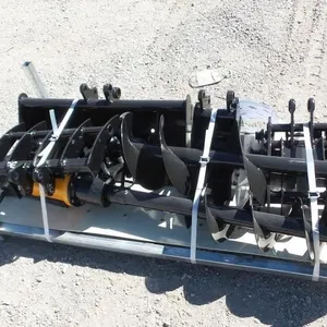 Mini Excavator Attachment Set - 8pc - Unused