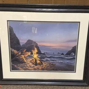 �Beach Bonfire� Stephen Lyman, 1996