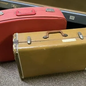 (2) Vintage Suitcases