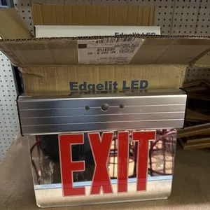 (5) Edgelit LED EXIt Signs