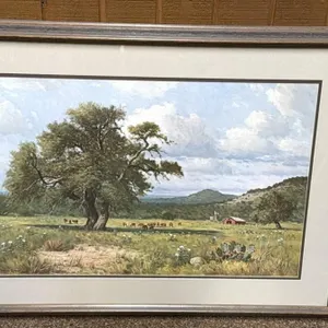Framed Pastoral Print 32"x24�