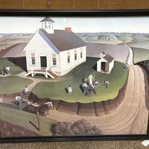 �Arbor Day" Print -Grant Wood - 25" x 29�