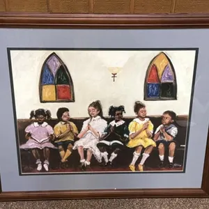 �Teach Them to Pray" Print,  T. Ellis - 26"x22�