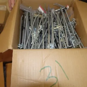 BOX OF PEG BOARD HOOKS