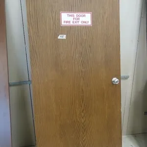 7'X36" FIRE RATED WOOD DOOR
