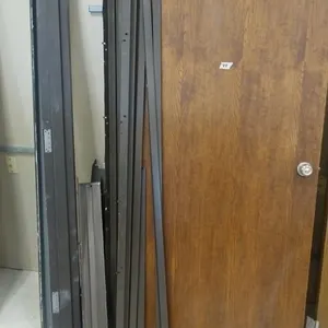 80"x36" FIRE RATED WOOD DOOR W/METAL FRAME