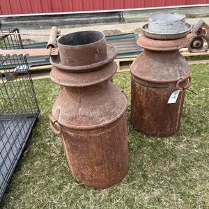 (3) Milk Cans