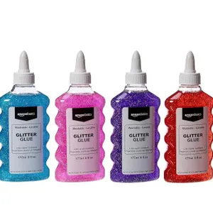NEW (6oz) 4-Pack Washable Glitter Glue