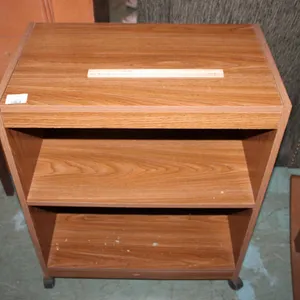 Particle Board Rolling Shelf Microwave Cart Measures 25 x