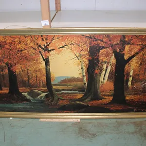 Nature Scene Print Measures 51 x 27