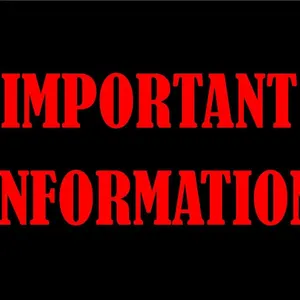 ** IMPORTANT INFORMATION**
