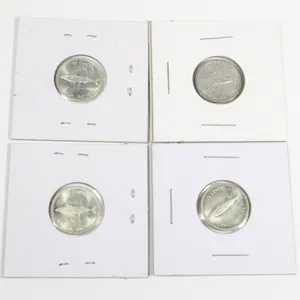 #49 1967 10 Cent Silver Dimes Canada Lot of 4