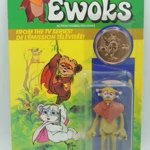 #16 Rare Kenner Star Wars Ewoks Dulok Canada Card