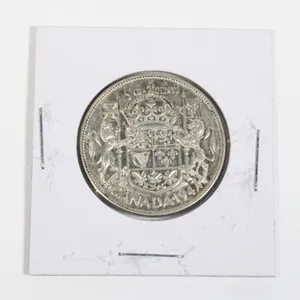 #23 1947 Fifty Cents Canada Silver Coin