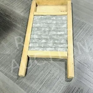 Mini wood & tin washboard - 10" L x 5 1/2" w