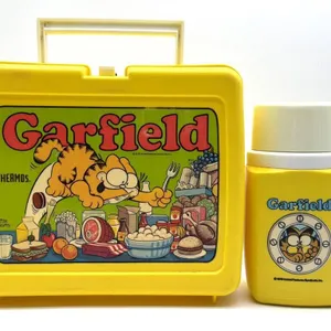 Vintage Garfield Thermos Lunchbox with Thermos