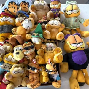 Vintage and Newer Garfield Plush Stuffed Animals