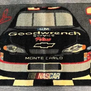 Vintage Dale Earnhardt Rug 46” x 26”