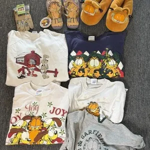 Vintage Garfield Sweatshirts, Shirts, Slippers,