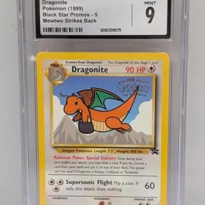 1999 Pokemon Black Star Promo Dragonite #5 CGC 9