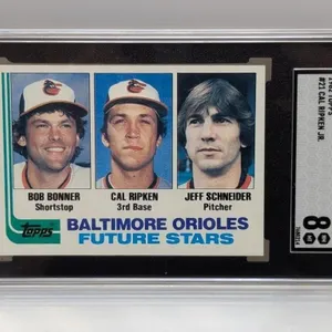 1982 Topps #21 Cal Ripken Jr (RC) SGC 8